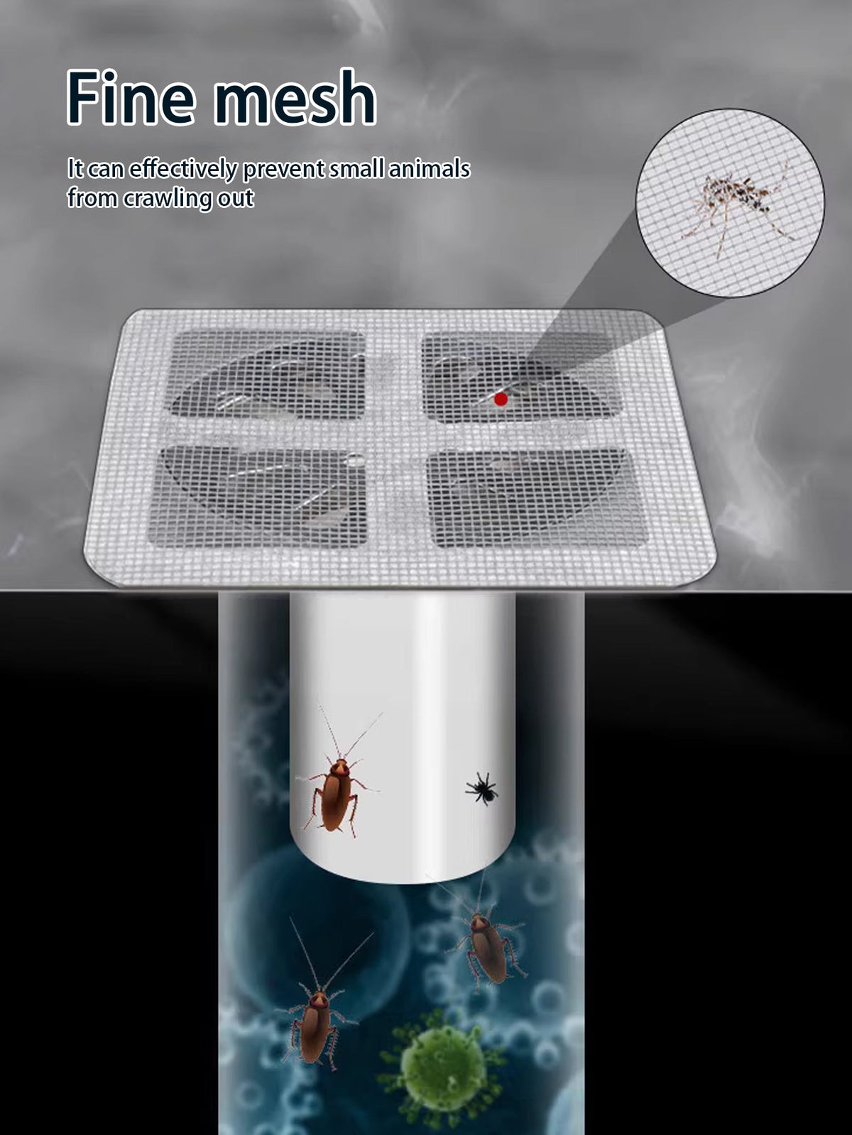 (20 pcs) Disposable Sink Drain Filter