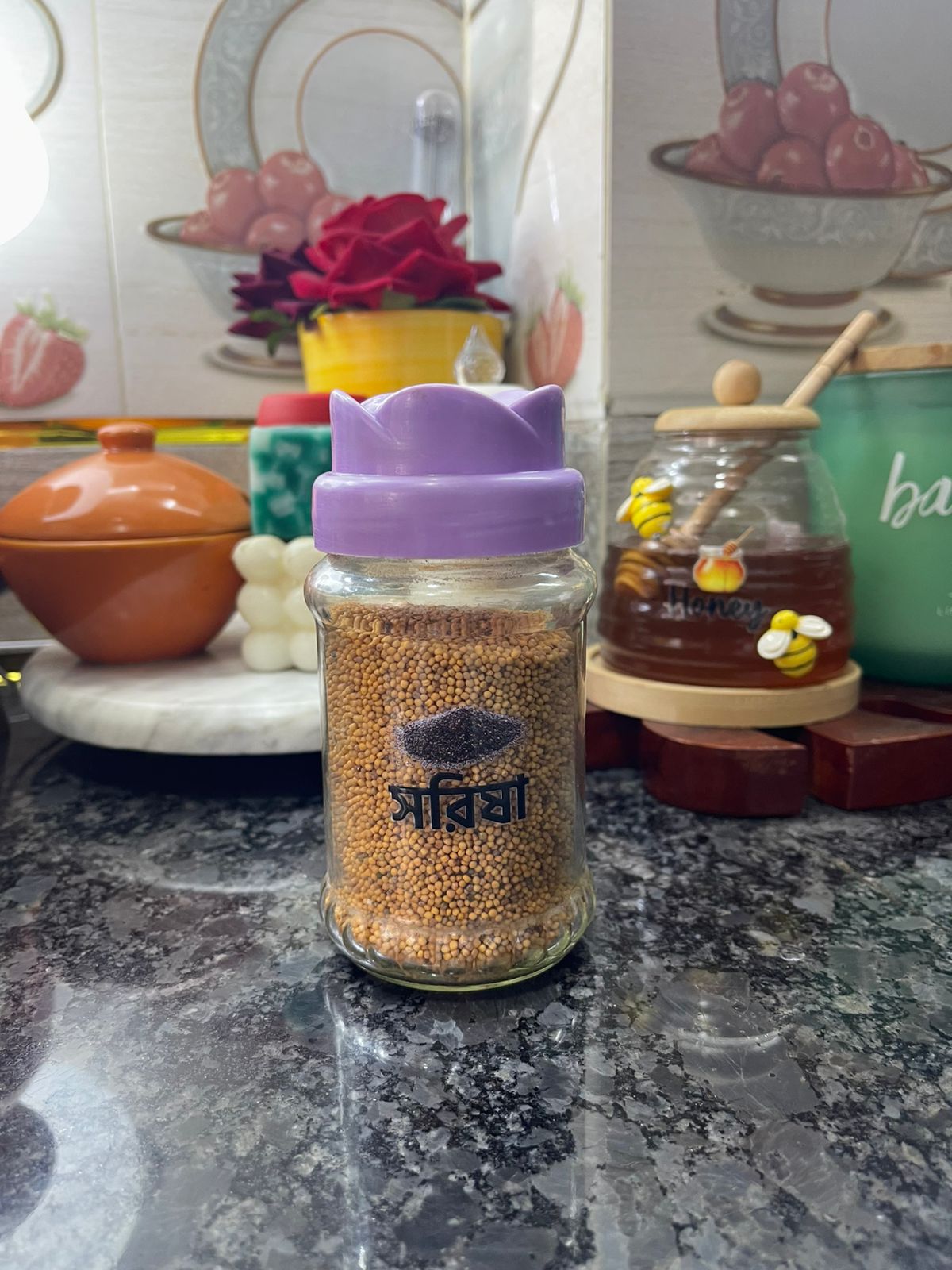 (Combo Bangla+English)- Luxury Kitchen Label Stickers