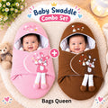 ২ পিস কম্বো সেট  Soft Baby Blanket (বেবি পিংক+কপি)