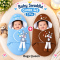 ২ পিস কম্বো সেট  Soft Baby Blanket (পেস্ট+কপি)