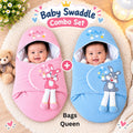 ২ পিস কম্বো সেট  Soft Baby Blanket (পেস্ট+বেবি পিংক )