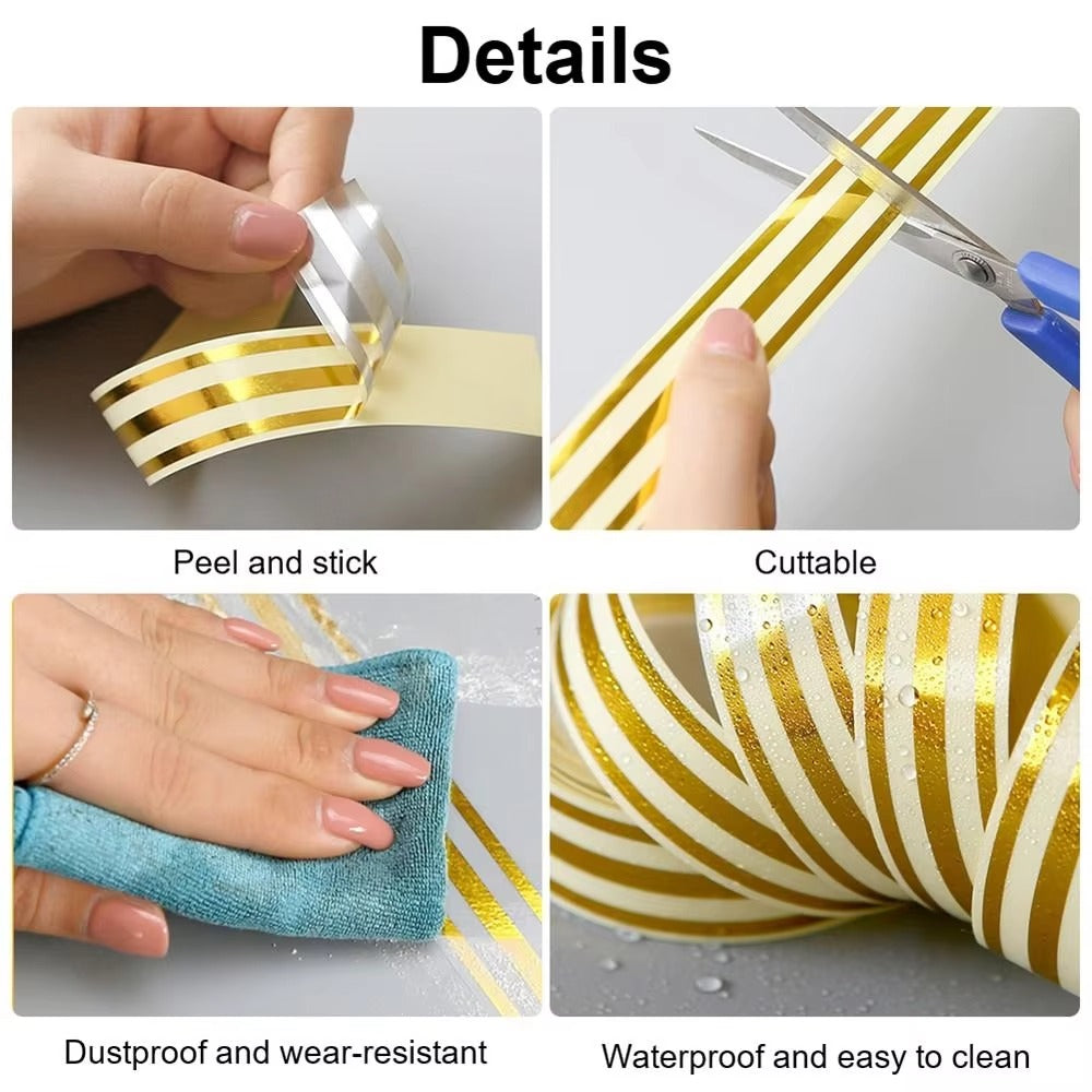 (3 Pcs) 3 Line Tiles Tape – Ultra Secure Bonding Power